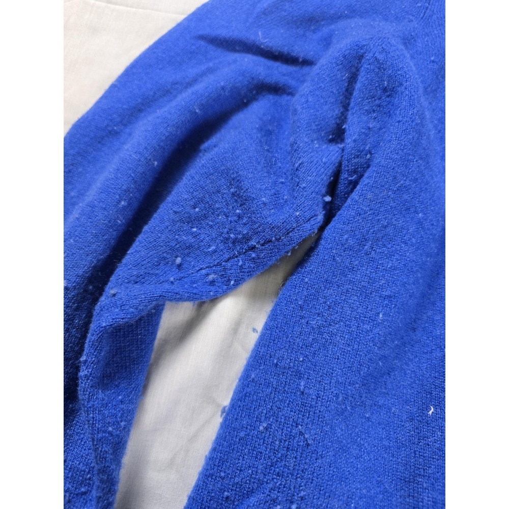 Talbots Sweater Womens Plus 3X Blue 100% Cashmere Crewneck Pullover Knit - Picture 4 of 11